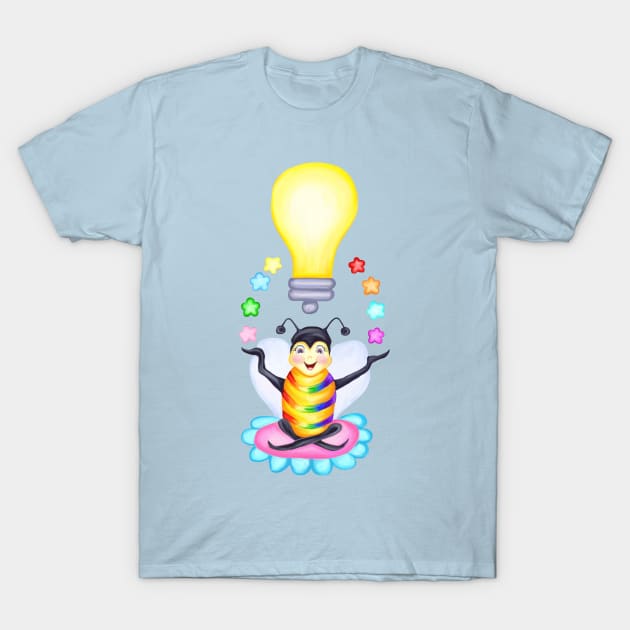 Buzzing with an Idea T-Shirt by Art by Deborah Camp